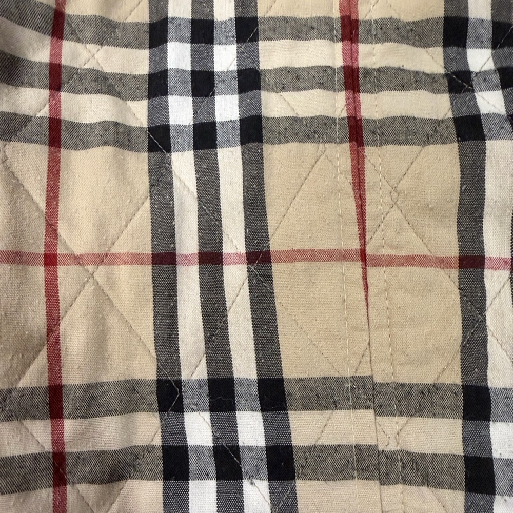 Burberry London Women's Quilted Jacket Full Snap Jacket Hooded Size Small - Picture 10 of 16